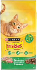 Friskies для кошек с кроликом и полезными овощами