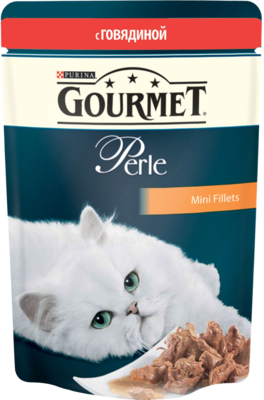 Gourmet Perle с Говядиной (пауч)
