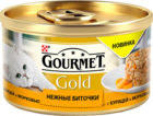 Gourmet Gold Нежные Биточки с Курицей и Морковью (банка)