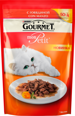 Gourmet mon Petit с Говядиной (пауч)