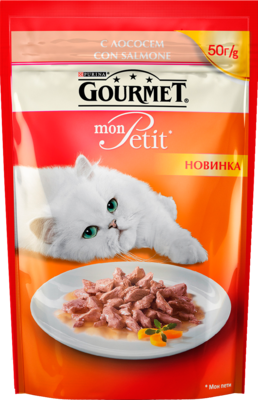 Gourmet mon Petit с Лососем (пауч)