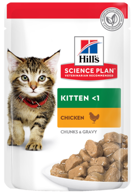 Hill's Science Plan Kitten with Chicken (в соусе, пауч)