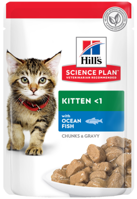 Hill's Science Plan Kitten with Ocean Fish (в соусе, пауч)