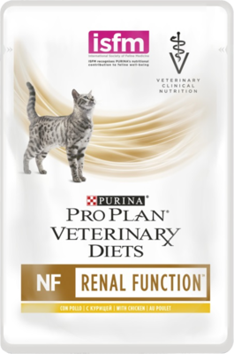 Pro Plan Veterinary Diets NF Renal Function for Cat with Chicken (пауч)
