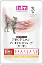 Pro Plan Veterinary Diets DM Diabetes Management with Chicken for Cat (пауч)