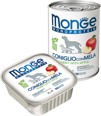 Monge Monoprotein Coniglio con Mela (банка)