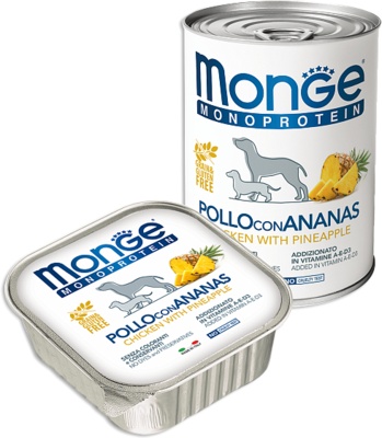 Monge Monoprotein Pollo con Ananas (банка)