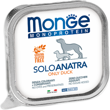 Monge Monoprotein Solo Anatra (банка)
