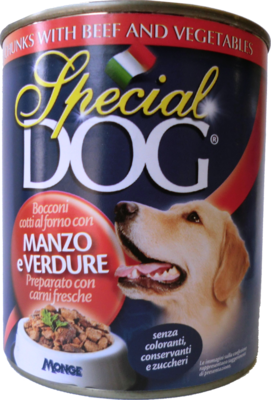 Special Dog Manzo e Verdure (банка)