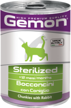 Gemon Sterilised Bocconcini con Coniglio (банка)