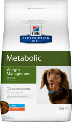Hill’s Prescription Diet Metabolic Weight Management Mini with Chicken Canine