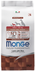 Monge Speciality Line Mini Puppy&Junior Lamb and Rice