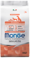 Monge Speciality Line All Breeds Puppy&Junior Salmon and Rice