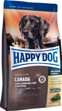 Happy Dog Supreme Sensible Canada Lachs,Kaninchen,Lamm & Kartoffel