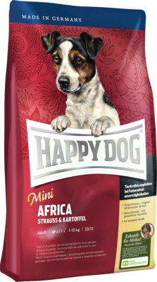 Happy Dog Mini Africa Strauss & Kartoffel