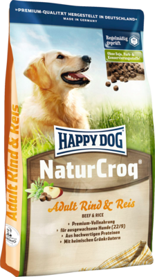 Happy Dog NaturCroq Adult Rind & Reis