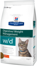 Hill’s Prescription Diet Digestive / Weight Management w/d  Chicken Feline