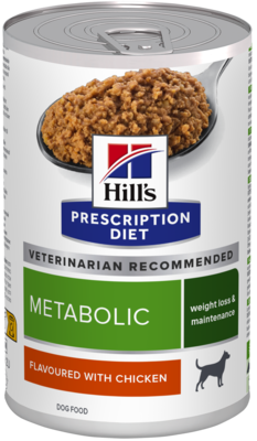Hill’s Prescription Diet Metabolic Weight Management with Chicken Dog (банка)