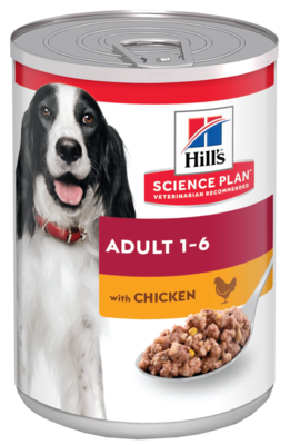 Hill’s Science Plan Canine Adult 1-6 with Chicken (банка)