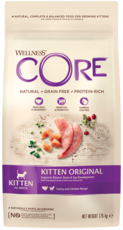 Wellness Core Grain Free Kitten Turkey with Salmon Recipe