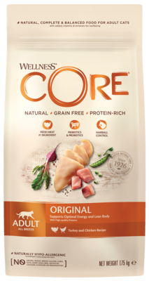 Wellness Core Grain Free Original Turkey with Chicken Recipe Cat