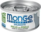 Monge Monoprotein Sfilaccetti Pollo con Piselli (банка)