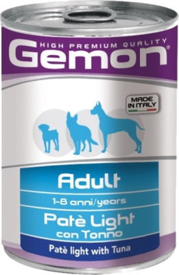 Gemon Adult Pate Light con Tonno (банка)