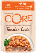 Wellness Core Tender Cuts with Chicken & Turkey in Savoury Gravy (пауч)