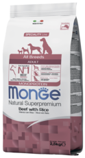Monge Speciality Line All Breeds Adult Monoprotein Beef with Rice