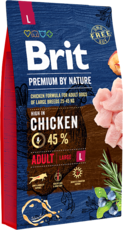 Brit Premium by Nature Chicken Adult Large [L]