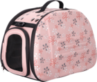 ibiyaya сумка-переноска бледно-розовая в цветочек