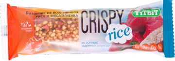 Titbit Crispy Rice Батончик из воздушного риса и мяса ягненка