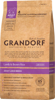 Grandorf Lamb & Brown Rice Adult Large Breeds