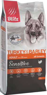 Blitz Turkey & Barley Adult All Breeds Sensitive