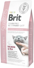 Brit Grain free Veterinary Diet Hypoallergenic Salmon & Pea Cat