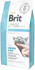 Brit Grain free Veterinary Diet Obesity Chicken & Pea Cat