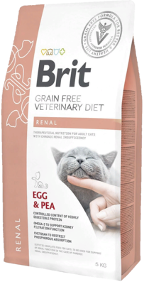 Brit Grain free Veterinary Diet Renal Egg & Pea Cat