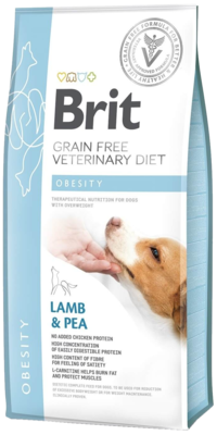 Brit Grain Free Veterinary Diet Obesity Lamb & Pea Dog