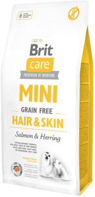 Brit Care MINI Grain Free Hair & Skin Salmon & Herring