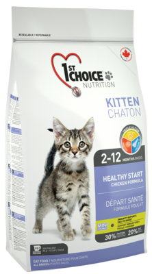 1st Choice Kitten 2-12 Months Healthy Start Chicken Formula