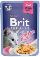 Brit Premium with Chiсken fillets for Adult Cats (в желе, пауч)