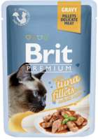 Brit Premium with Tuna fillets for Adult Cats (в соусе,пауч)