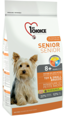 1st Choice Senior 8+ Years Mature or Less Active Toy & Small Breeds