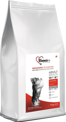 1st Choice Breeders Adult 10 Months-8 Years Maintenance Chicken Formula Toy & Small Breeds