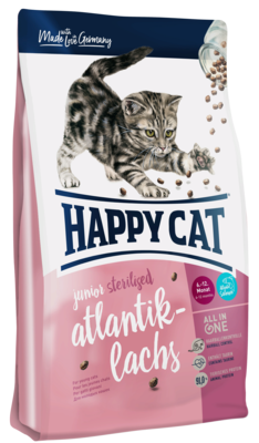 Happy Cat Junior Sterilised Atlantik Lachs