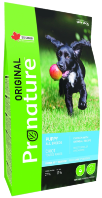 Pronature Original Puppy All Breeds Chicken with Oatmeal Recipe