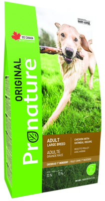 Pronature Original Adult Large Breeds Chicken with Oatmeal Recipe