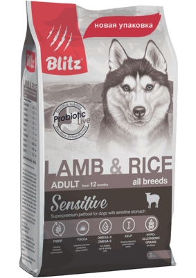 Blitz Lamb & Rice Adult All Breeds Sensitive
