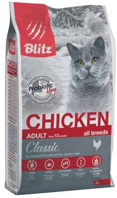 Blitz Chicken Adult Classic for Cats