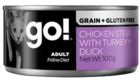 go! Grain+Gluten Free Chicken Stew with Turkey + Duck Adult Feline Diet (банка)